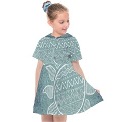 Sun Abstract Summer Kids  Sailor Dress