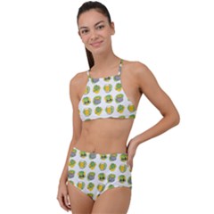 St Patricks Day Background Symbols High Waist Tankini Set by HermanTelo