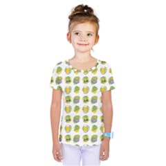 St Patricks Day Background Symbols Kids  One Piece Tee