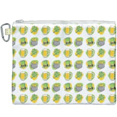 St Patricks Day Background Symbols Canvas Cosmetic Bag (xxxl)