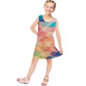 Texture Triangle Kids  Tunic Dress View1