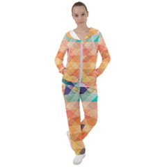 Texture Triangle Women s Tracksuit by HermanTelo