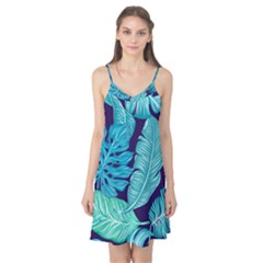 Tropical Greens Leaves Banana Camis Nightgown