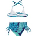 Tropical Greens Leaves Banana Kids  Classic Bikini Set View2