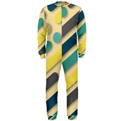 Vintage Desktop Color Onepiece Jumpsuit (men) 