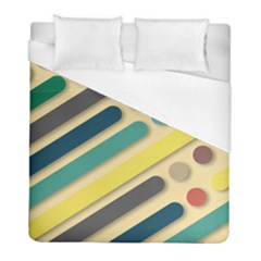 Vintage Desktop Color Duvet Cover (full/ Double Size) by HermanTelo