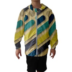 Vintage Desktop Color Kids  Hooded Windbreaker