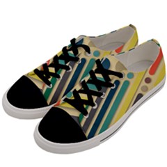 Vintage Desktop Color Men s Low Top Canvas Sneakers