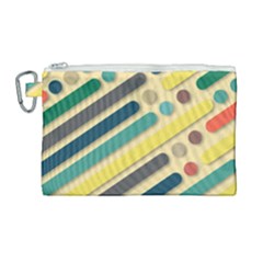 Vintage Desktop Color Canvas Cosmetic Bag (large) by HermanTelo