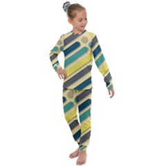 Vintage Desktop Color Kids  Long Sleeve Set  by HermanTelo