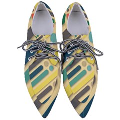 Vintage Desktop Color Pointed Oxford Shoes by HermanTelo