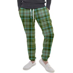 Vintage Green Plaid Men s Jogger Sweatpants