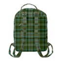 Vintage Green Plaid Flap Pocket Backpack (Small) View3