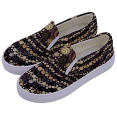 Vintage Style Kids  Canvas Slip Ons