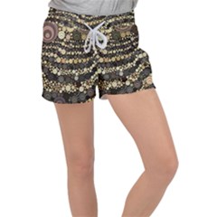 Vintage Style Women s Velour Lounge Shorts