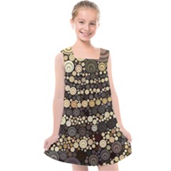 Vintage Style Kids  Cross Back Dress