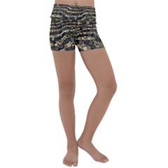 Vintage Style Kids  Lightweight Velour Yoga Shorts