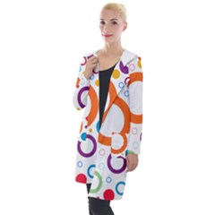 Wallpaper Circle Hooded Pocket Cardigan by HermanTelo