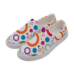 Wallpaper Circle Women s Canvas Slip Ons