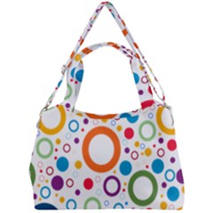 Wallpaper Circle Double Compartment Shoulder Bag by HermanTelo