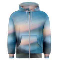 Wave Background Men s Zipper Hoodie