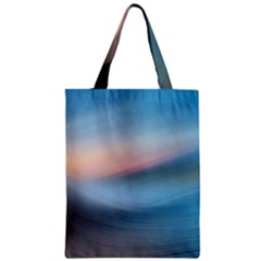 Wave Background Zipper Classic Tote Bag