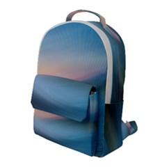 Wave Background Flap Pocket Backpack (large)