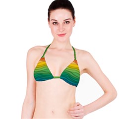 Waves Texture Bikini Top