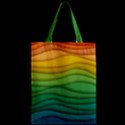 Waves Texture Zipper Classic Tote Bag View2