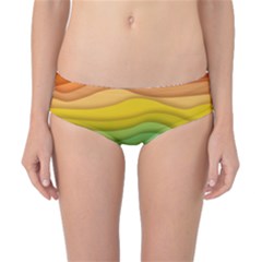 Waves Texture Classic Bikini Bottoms