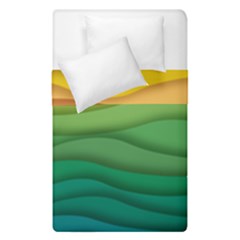 Waves Texture Duvet Cover Double Side (single Size)