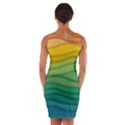 Waves Texture Wrap Front Bodycon Dress View2