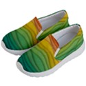 Waves Texture Kids  Lightweight Slip Ons View2