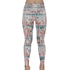 Asian Illustration Posters Collage Lightweight Velour Classic Yoga Leggings