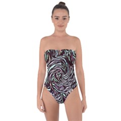 Stained Glass Tie Back One Piece Swimsuit by Mariart