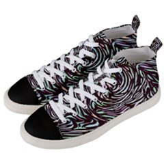 Stained Glass Men s Mid-top Canvas Sneakers