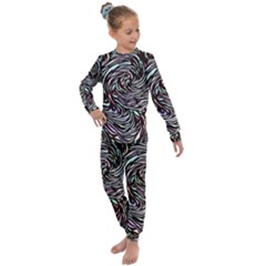 Stained Glass Kids  Long Sleeve Set  by Mariart