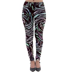 Stained Glass Lightweight Velour Leggings