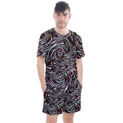 Stained Glass Men s Mesh Tee And Shorts Set