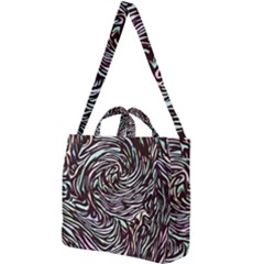 Stained Glass Square Shoulder Tote Bag