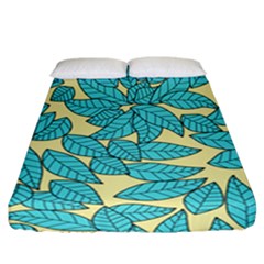 Leaves Dried Fitted Sheet (california King Size)