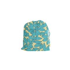 Leaves Dried Drawstring Pouch (xs)