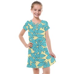 Leaves Dried Kids  Cross Web Dress