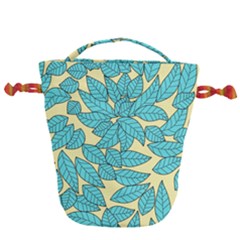 Leaves Dried Drawstring Bucket Bag