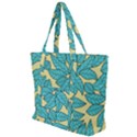 Leaves Dried Zip Up Canvas Bag View1