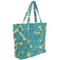 Leaves Dried Zip Up Canvas Bag View2