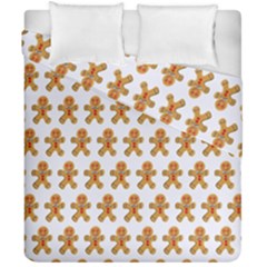 Gingerbread Men Duvet Cover Double Side (california King Size) by Mariart