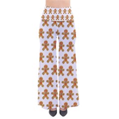 Gingerbread Men So Vintage Palazzo Pants by Mariart