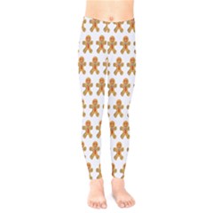 Gingerbread Men Kids  Legging by Mariart