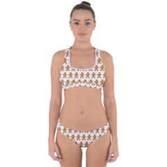 Gingerbread Men Cross Back Hipster Bikini Set